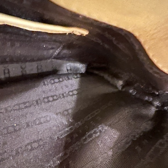 Celine Gorgeous Tan and Red Leather Satchel - Picture 13 of 16